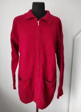 Шерстяной кардиган 100% шерсть м р от noa noa