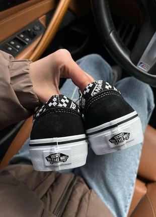 Чоловічі кеди vans old skool black white 40-41-42-43-445 фото