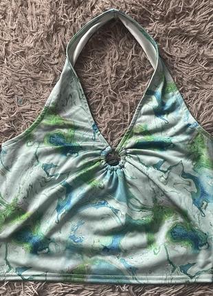 Топ разводы с кольцом urban outfitters y2k