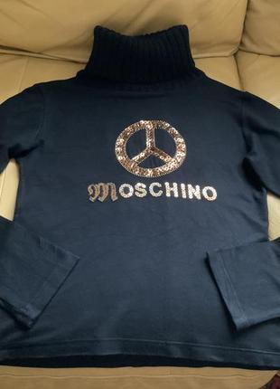 Гольф свитер moschino, чёрный