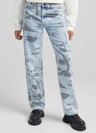 Bershka &amp; benee jeans limited edition джинси