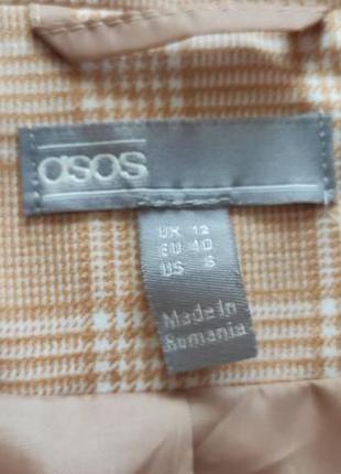 Женский удлиненный пиджак  asos  с поясом3 фото