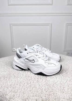 Nike m2k tekno ‘white grey’10 фото