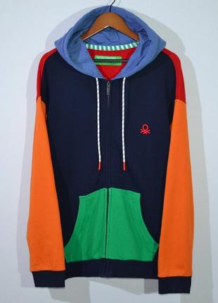 Різнокольорове худі united colors of benetton hoodie