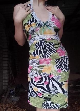 Літня сукня на зав'язках плаття з бантиком мода жіночі плаття1 фото