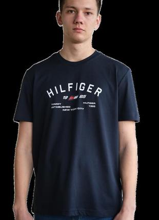 Футболка мужская tommy hilfiger th-7098 navy xl1 фото