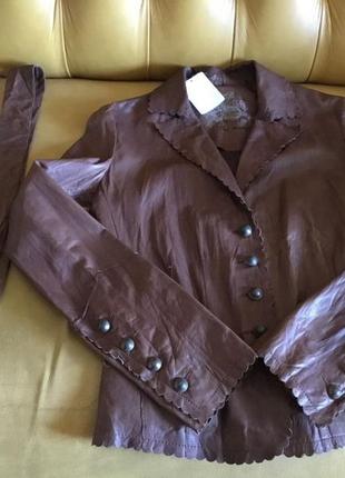 Оригинальная куртка gas, натуральная кожа, польша