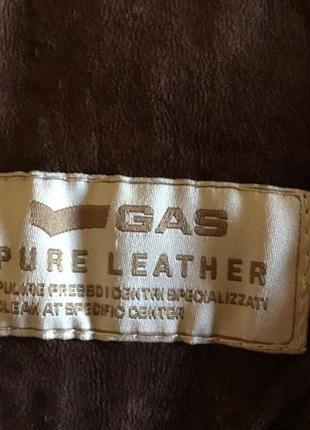 Оригинальная куртка gas, натуральная кожа, польша7 фото