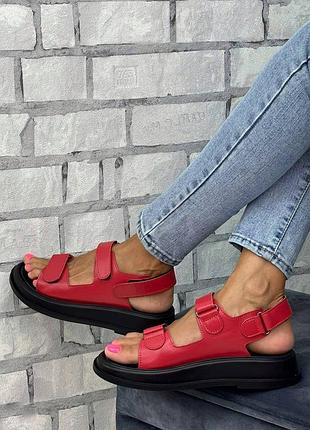 36-41 рр босоножки нат. кожа на платформе