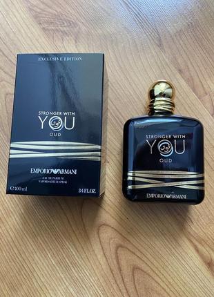 Armani stronger with you oud 100 ml.