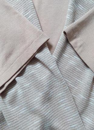 Реглан блуза трикотажный с полочками на запах, на резинке, укороченый рукав 3/4, лонгслив7 фото