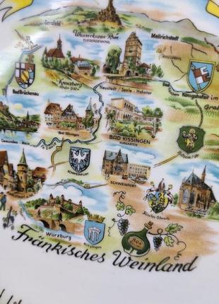 Немецкая винтажная тарелка