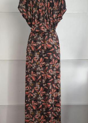 Сукня максі h&m  з віскози з відкритими плечима2 фото
