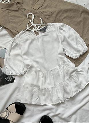 Блуза, белая блуза, блуза от primark