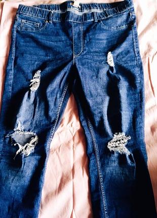 Джинсы женские батал h&amp;m