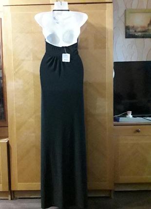 Брендовое новое роскошное эластичное длинное вечернее платье сарафан р.14 от ann summers2 фото