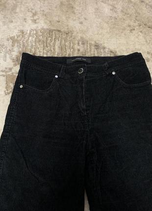 Вельветові бархатні джинси прямі в рубчик вінтаж2 фото