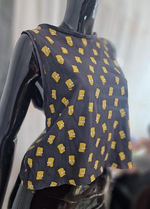 Майка с коллекции the simpsons, cropp