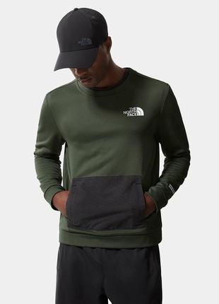 Кофта оригинал the north face sweatshirt the mountain athletics хаки3 фото