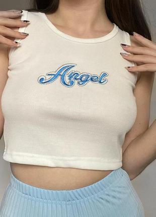 Топ янгол принт