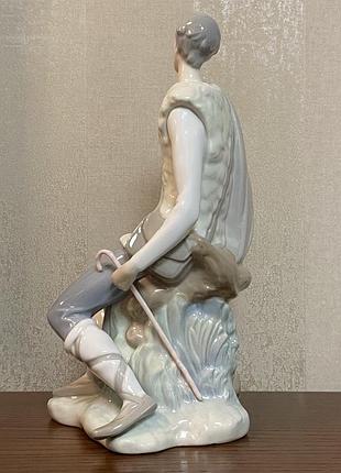 Фарфоровая статуэтка lladro «пастух». 3