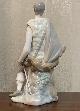 Фарфоровая статуэтка lladro «пастух». 4