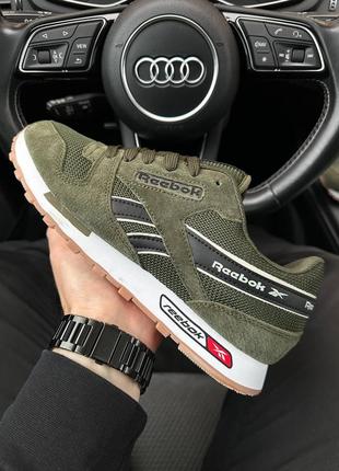 Чоловічі кросівки reebok classic new green black