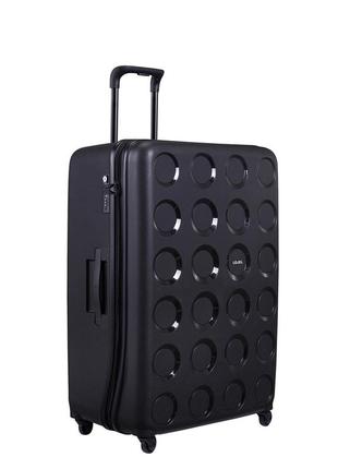 Чемодан пластиковый полипропилен lojel vita 18/matte black lj-pp10-2l_mbk большой черный