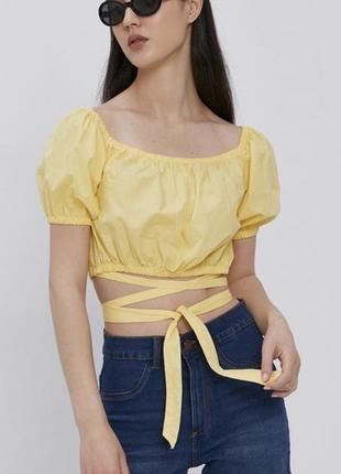 Жовта блузка від tally weijl жіноча жовта