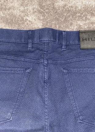 Класичні чоловічі брюки, штани бавовняні hiltl 34/32. оригінал. штани класу люкс італія3 фото
