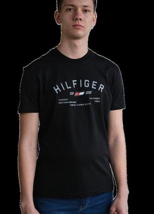 Футболка чоловіча tommy hilfiger th-7098 black xl