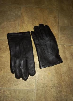 Перчатки чоловічі шкіра