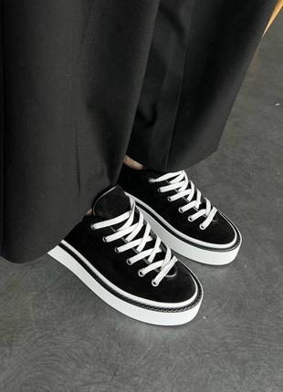 Кеди кросівки натуральна шкіра замша на высокой подошве трендовые кеды мокасины...