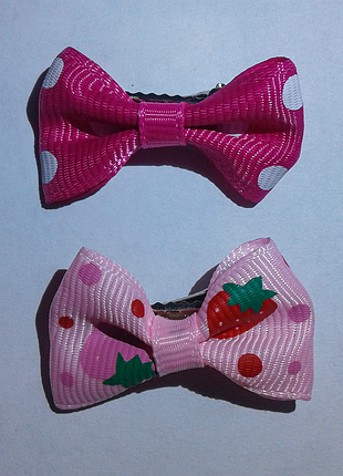 Заколки в виде бантиков для собак