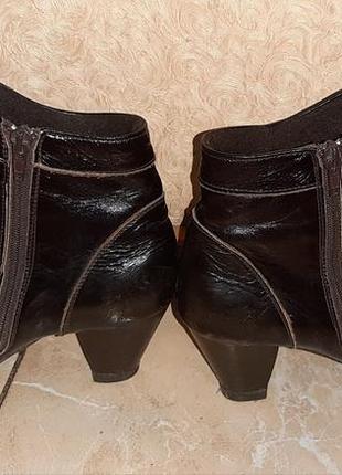 Ботинки, полуботинки натуральная кожа,  кожаные3 фото