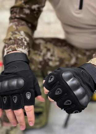 Тактические перчатки без пальцев для самообороны и самозащиты "tactical combat gloves-2"