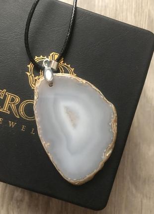 Подвеска из натурального агата