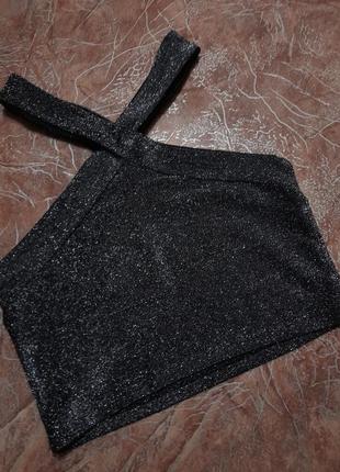 Серебряный топ