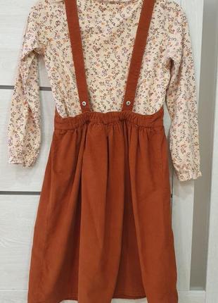 Комплект h&m двойка для девочки на 9-10лет 2