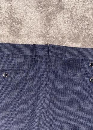 Класичні чоловічі брюки, штани бавовна+шерсть hiltl 52. оригінал. штани класу люкс італія4 фото
