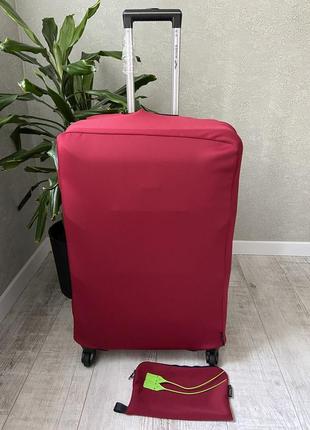 Чехол на чемодан,защитная накидка,ткань дайвинг,гарное качество,защищает от грязи и царапин10 фото