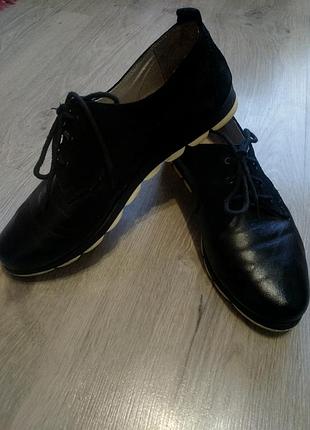 Лоферы, туфли кожа