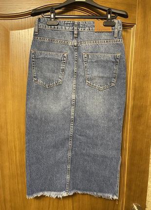 Стильна джинсова спідниця3 фото