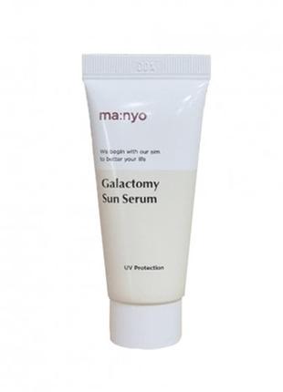 Скидка! солнцезащитная сыворотка manyo factory galactomy sun serum spf 50+ pa++++, 15 мл