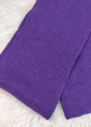 Жіночий шарф фіолетовий ангора 20х156 см2 фото