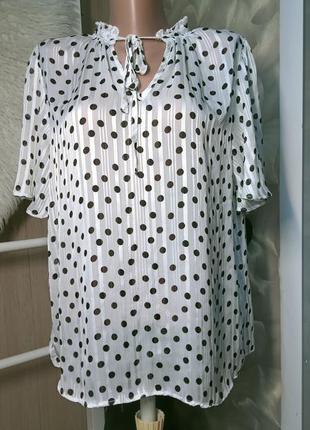 Блузка в горох