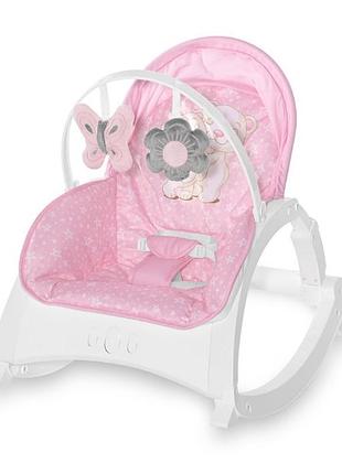 Шезлонг-качели lorelli enjoy (pink hug)