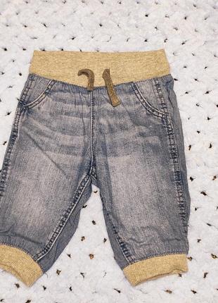 Джинсовые брюки, штанишки, джинсы, джинсики, с манжетами h&amp;m