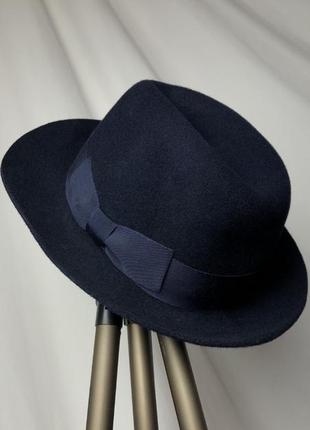 Винтажная фетровая шляпа федора lyford headwear шерстяная англия винтаж размер s маленький3 фото