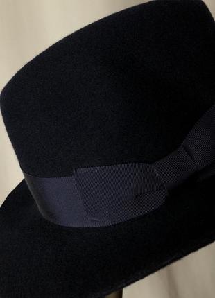 Винтажная фетровая шляпа федора lyford headwear шерстяная англия винтаж размер s маленький4 фото